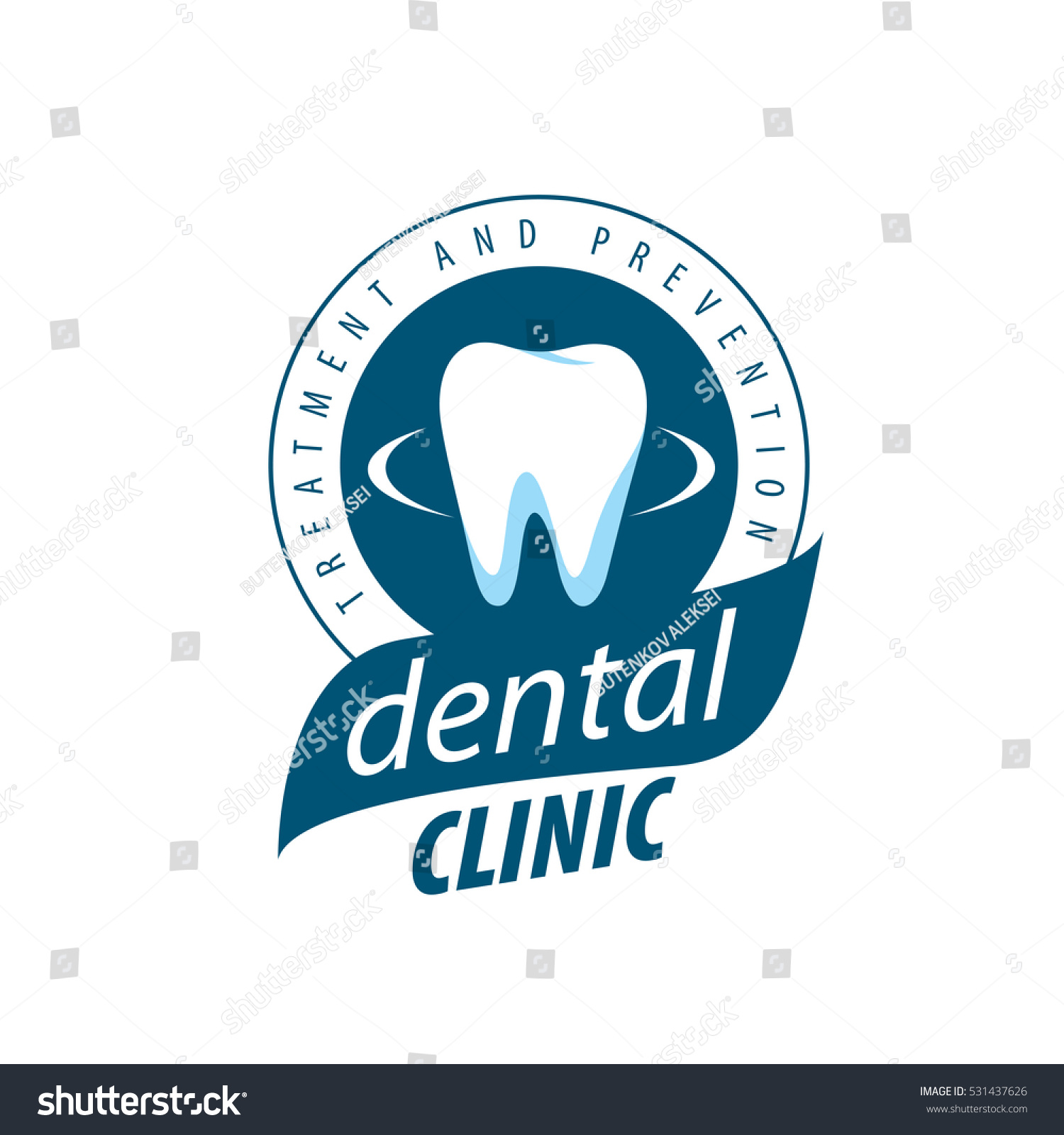 Dental Logo Vector Stock Vector (Royalty Free) 531437626 | Shutterstock