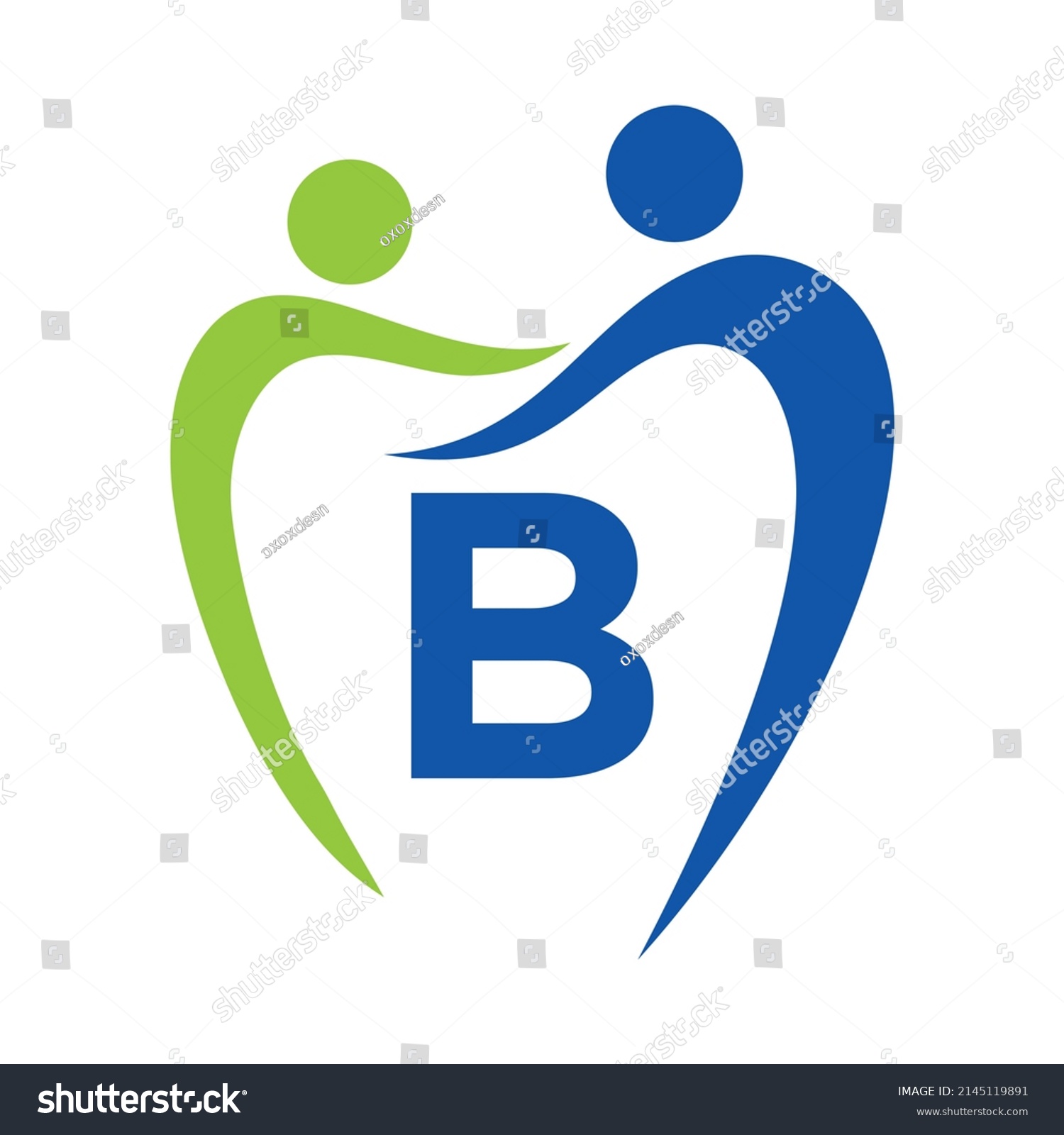 Dentistry Clinic Logo On Letter B Stock Vector (Royalty Free) 2145119891 | Shutterstock