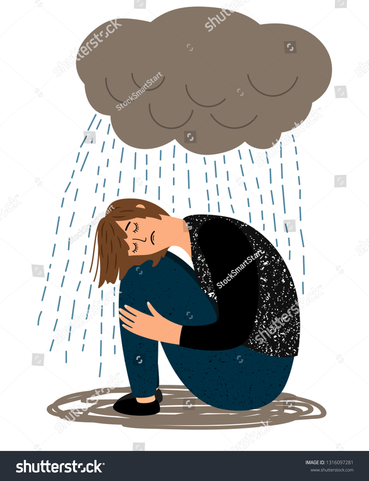 Miserable cartoon Images, Stock Photos & Vectors | Shutterstock