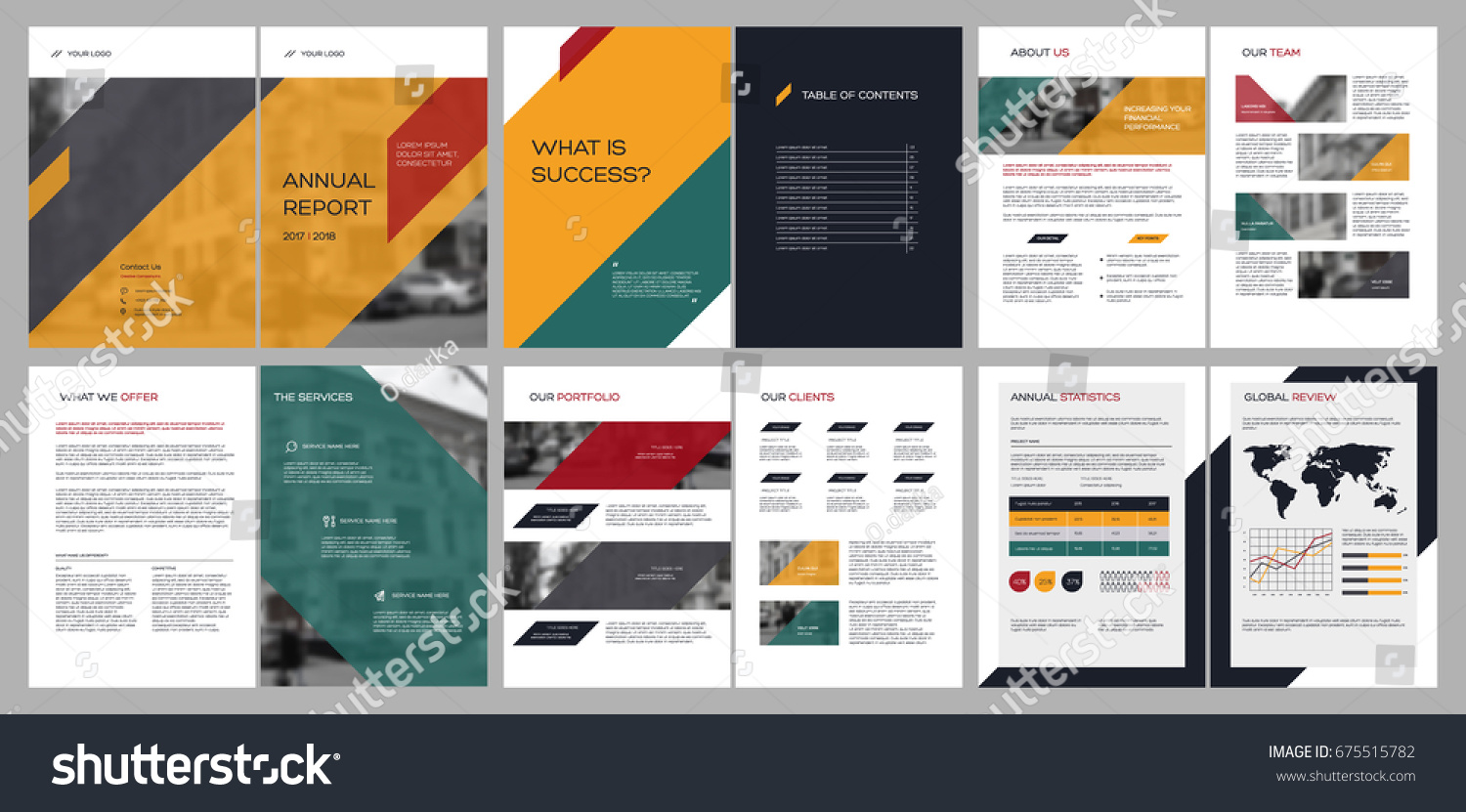 design annual report cover vector template stock vector royalty magazine review template
