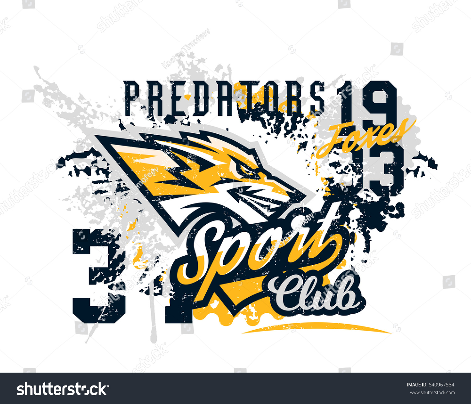 design printing on tshirt evil fox stock vector 640967584 shutterstock free flyers with forest dwellers