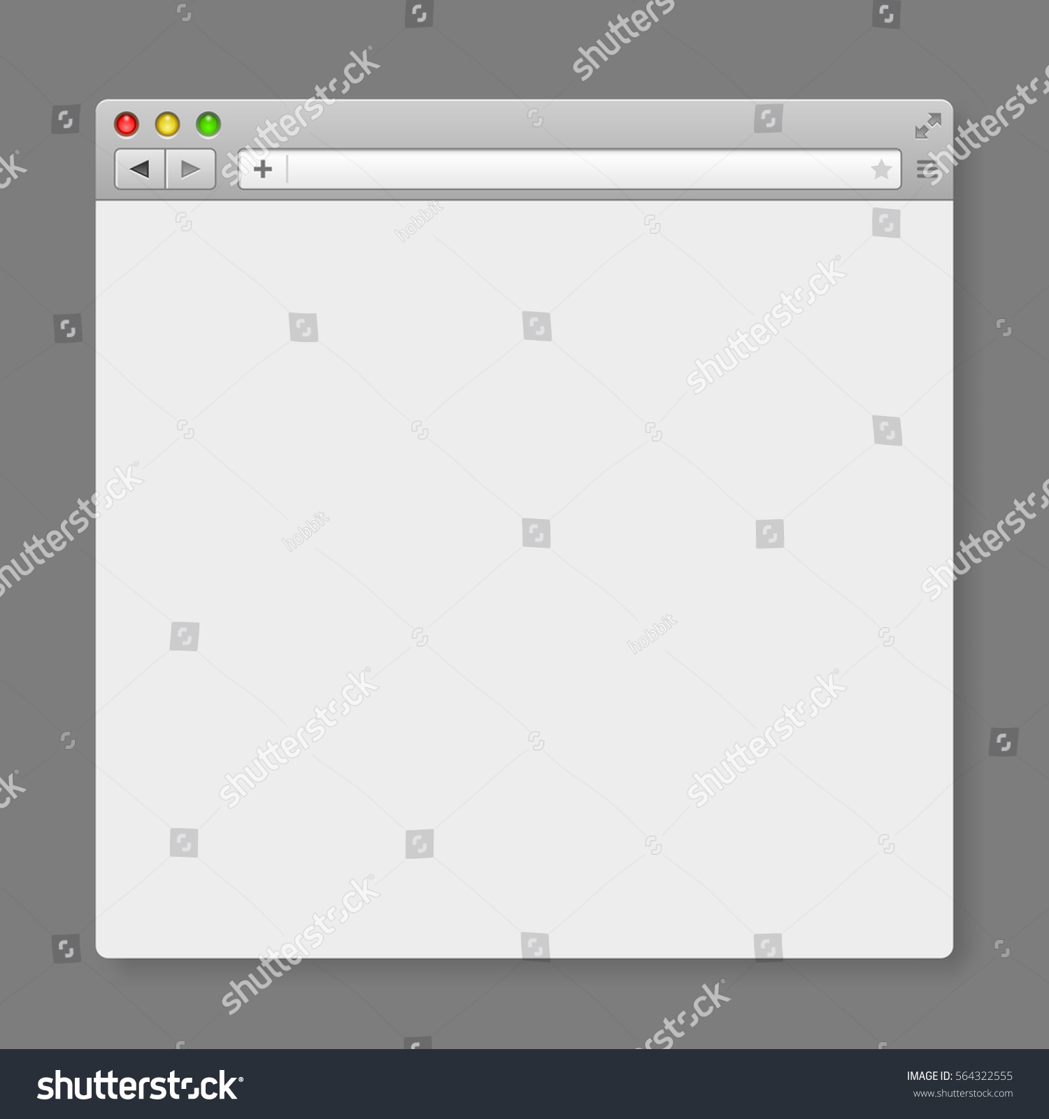 design internet browser template windows frame のベクター画像素材