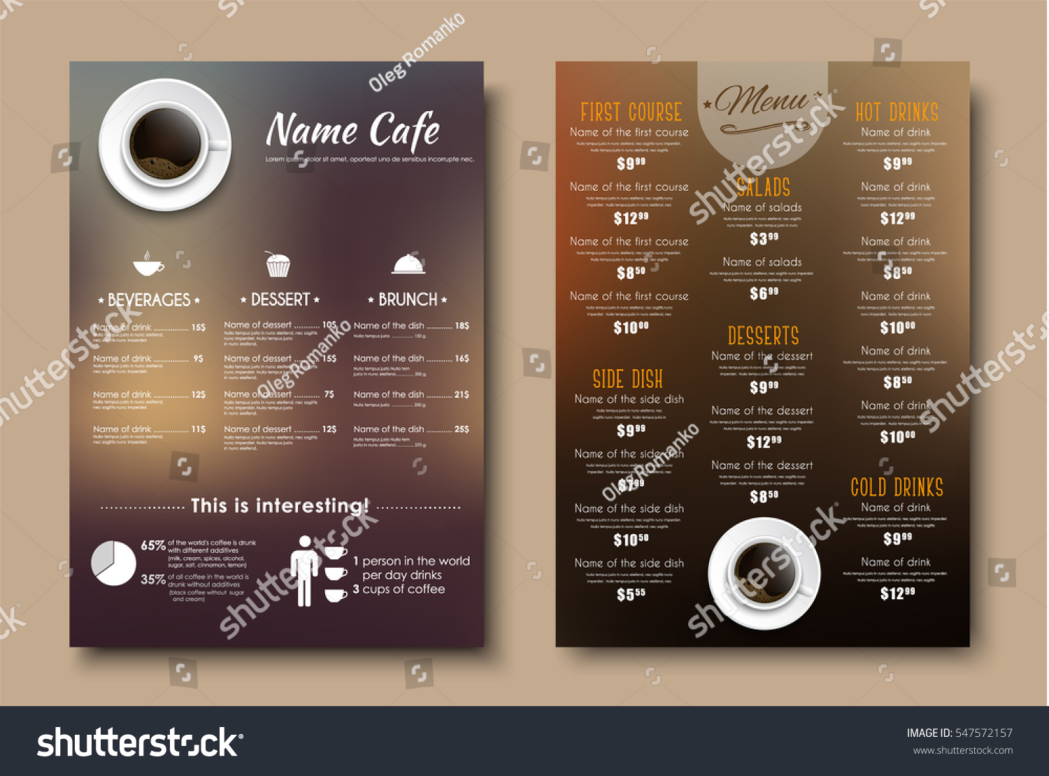design menus restaurant cafe coffeehouse a4 stock vector 547572157 design menus restaurant cafe coffeehouse a4 stock vector 547572157