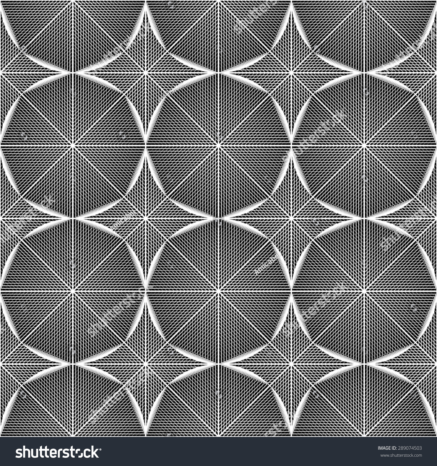 stock vector design seamless monochrome octagon pattern abstract grid textured background vector art no 289074503