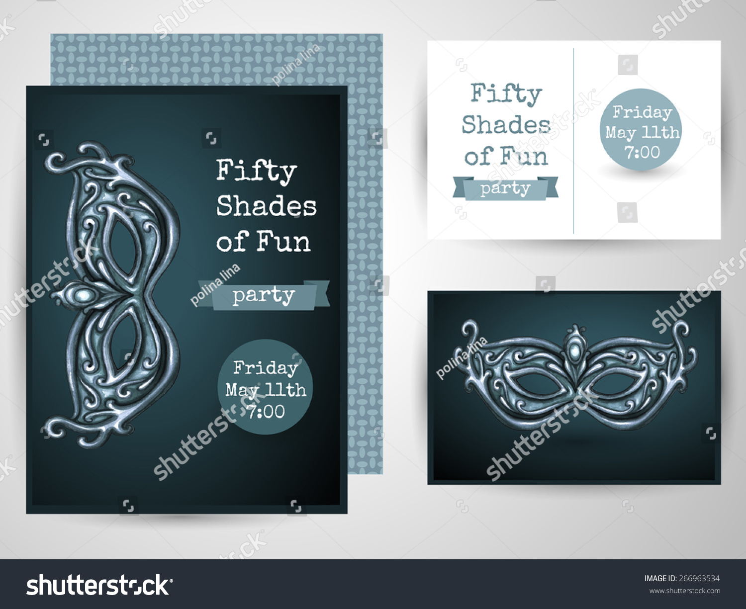 Design Template Card Adult Party Perfect Stock Vector Royalty Free