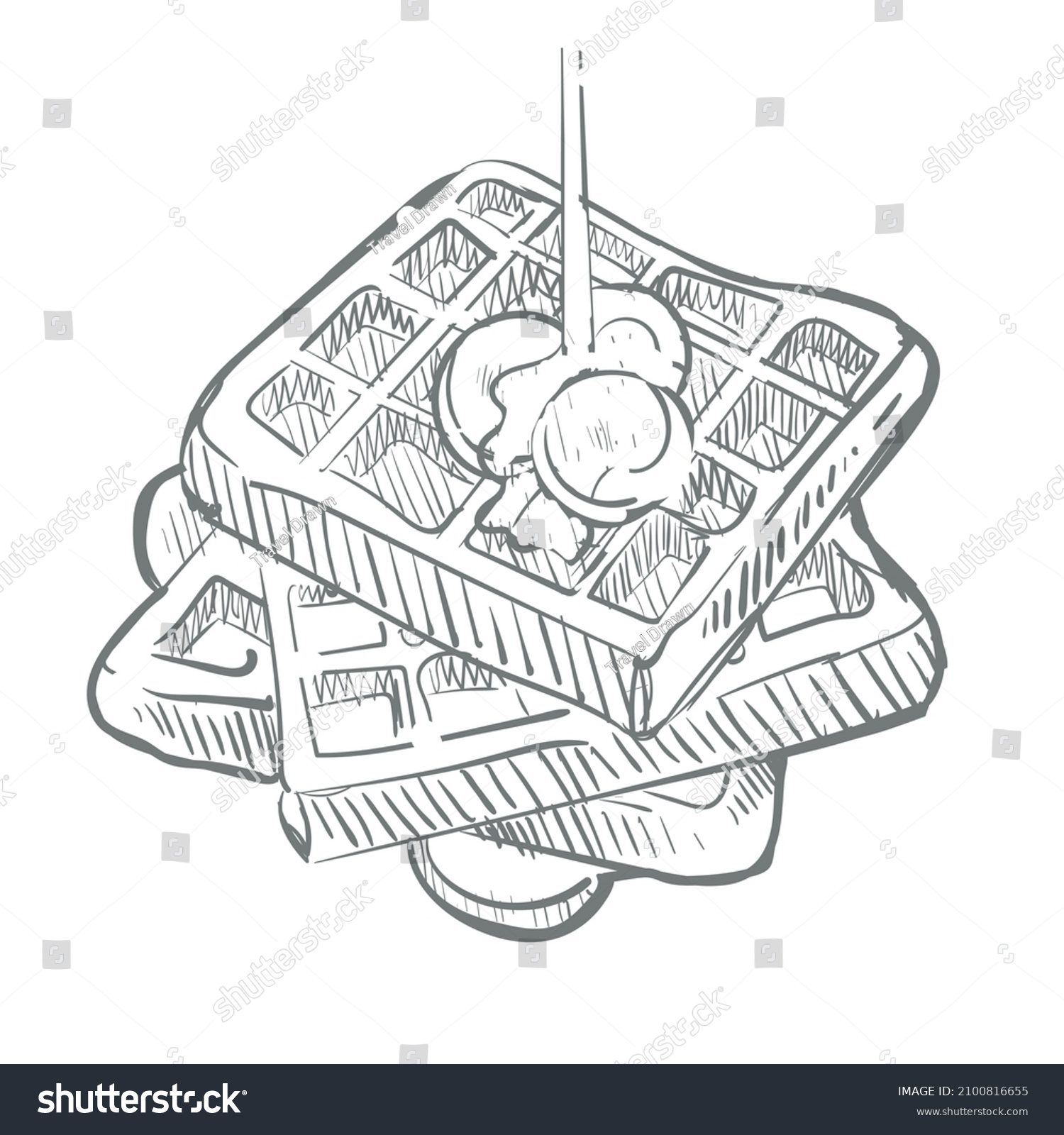 19,571 Waffle doodle Images, Stock Photos & Vectors | Shutterstock