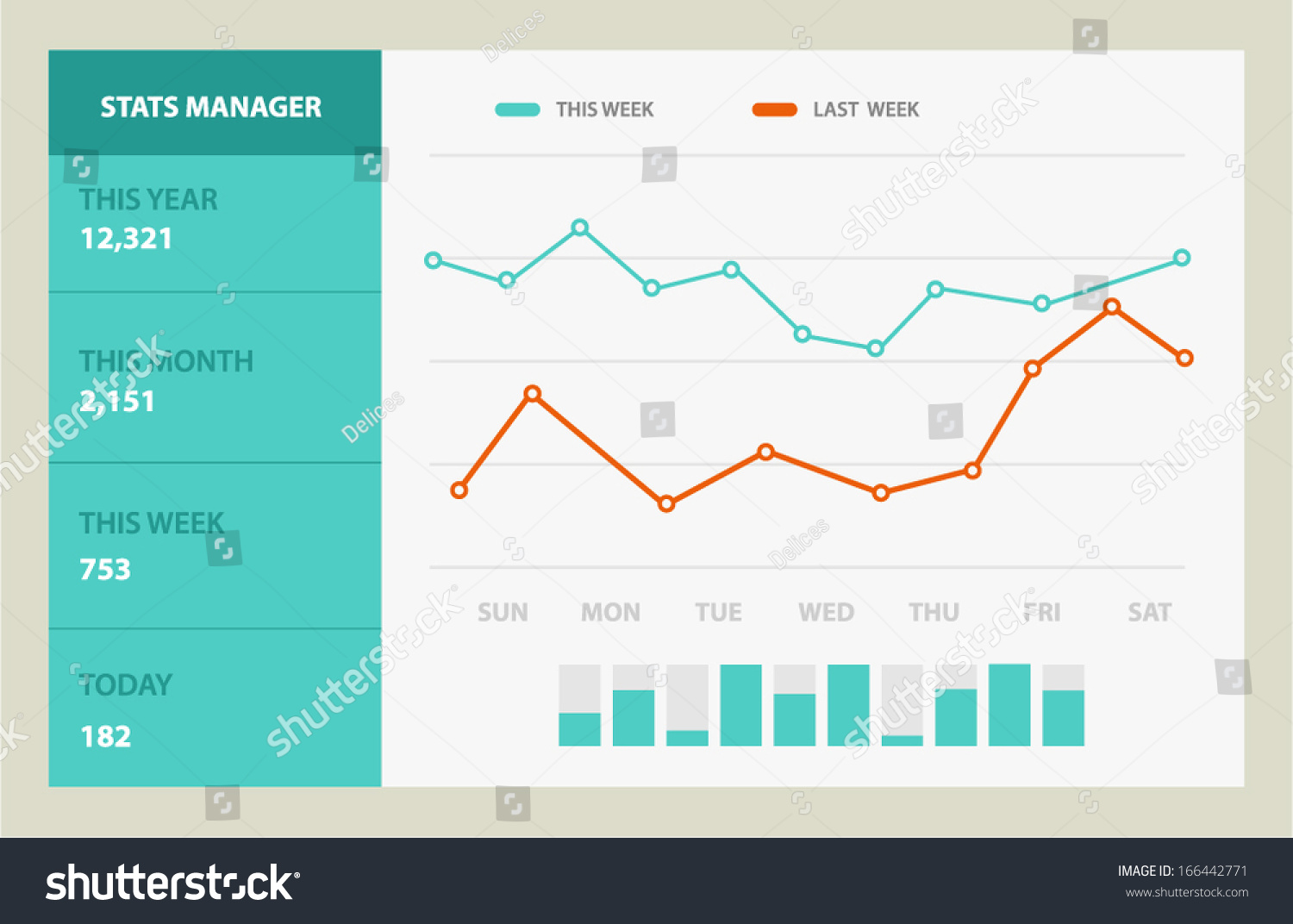 Detail Info Graphic Vector Illustration Information Stock Vector ...