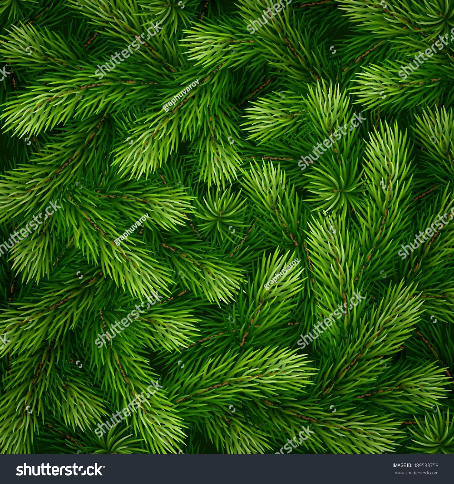 Detailed Christmas Tree Branches Background Detailed Christmas Tree Branches Background