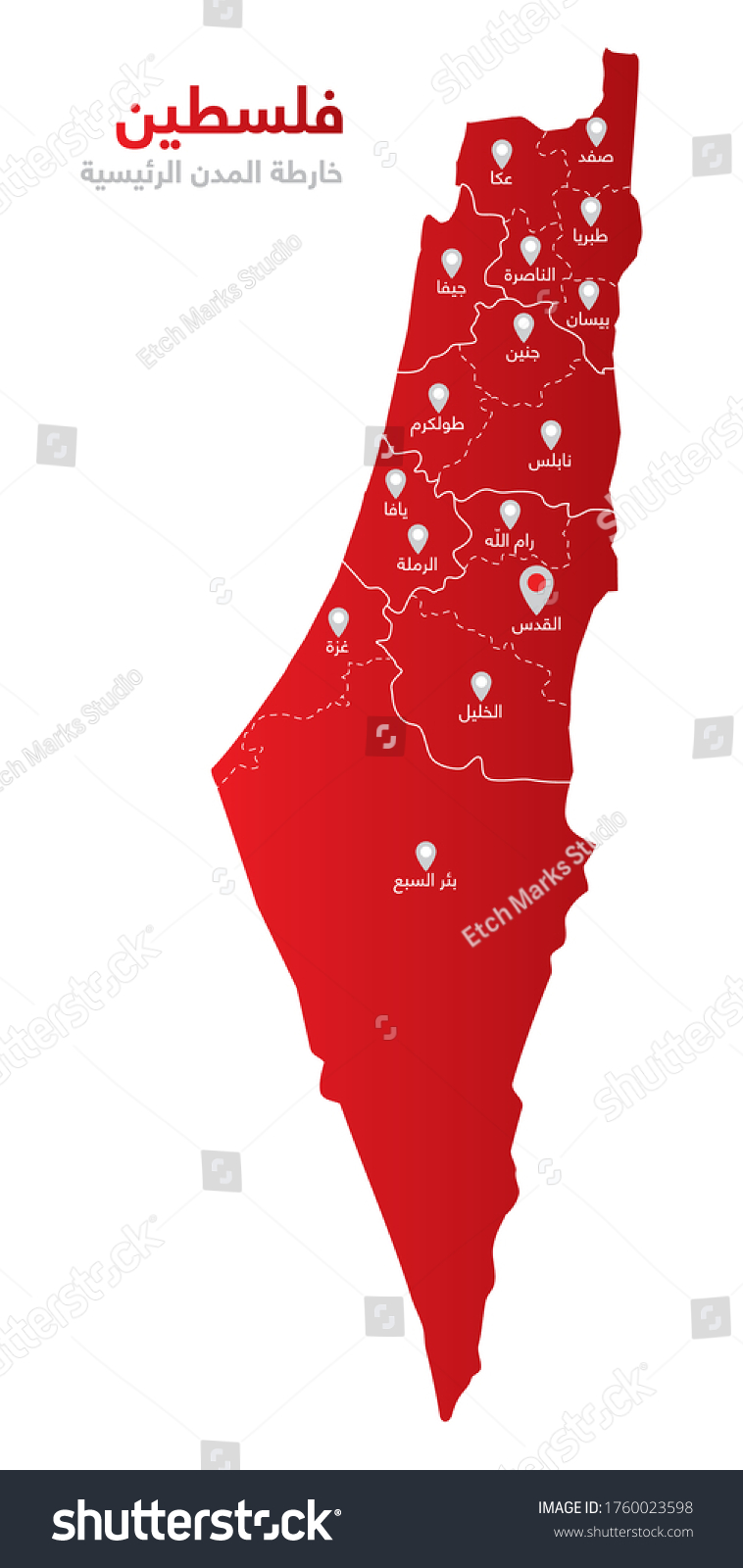 Map of palestine