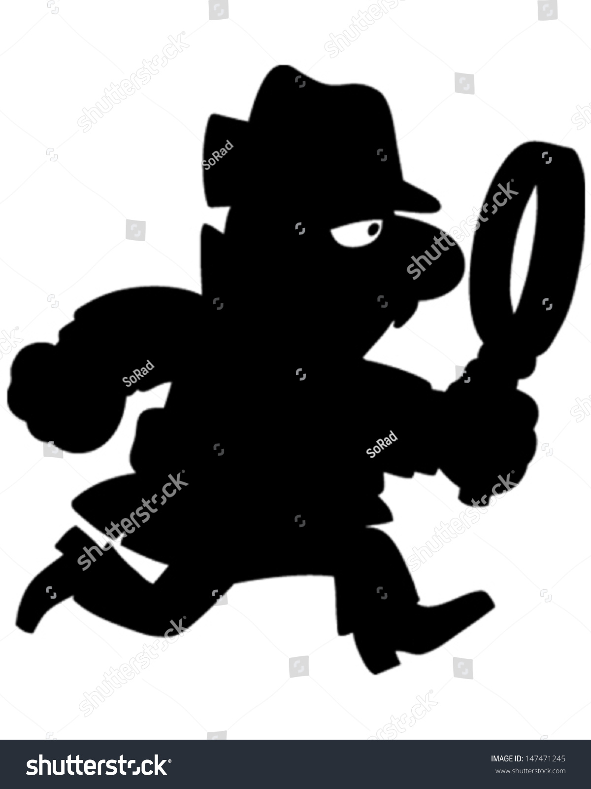 Detective Stock Vector Illustration 147471245 : Shutterstock