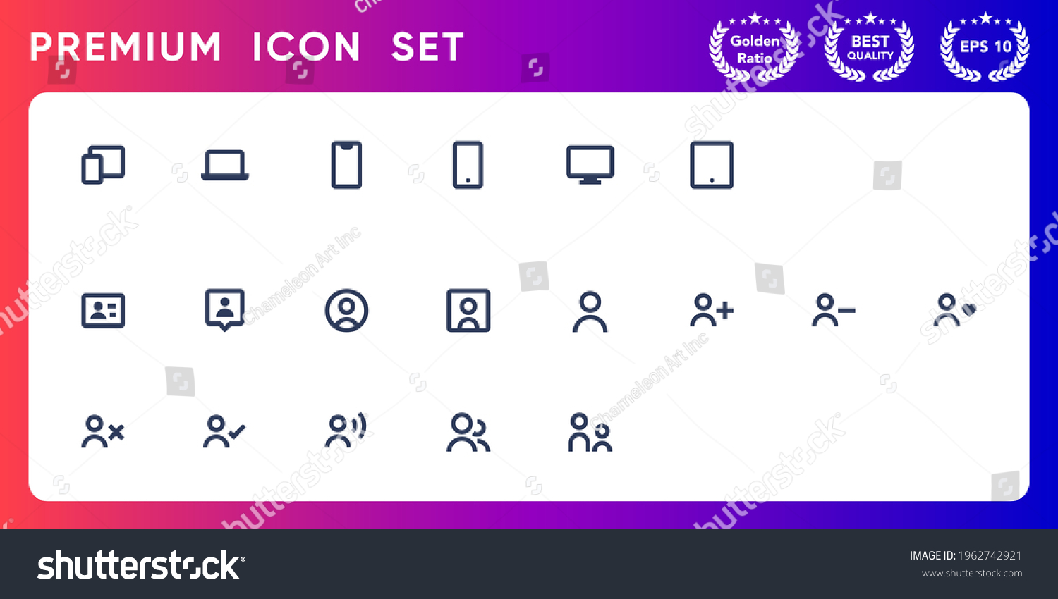 SVG of Device modern line icon vector set. svg