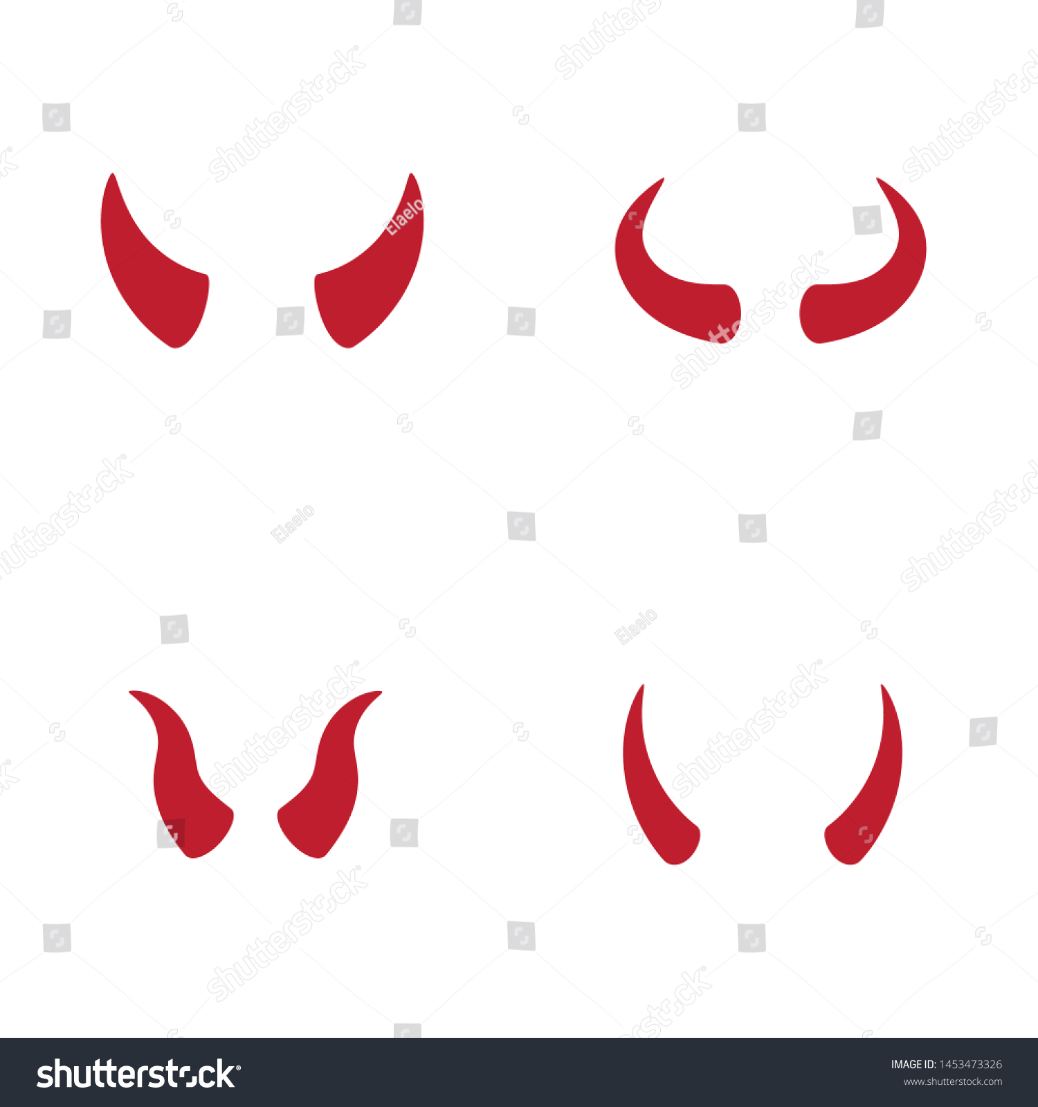 SVG of Devil horn Vector icon design illustration Template svg