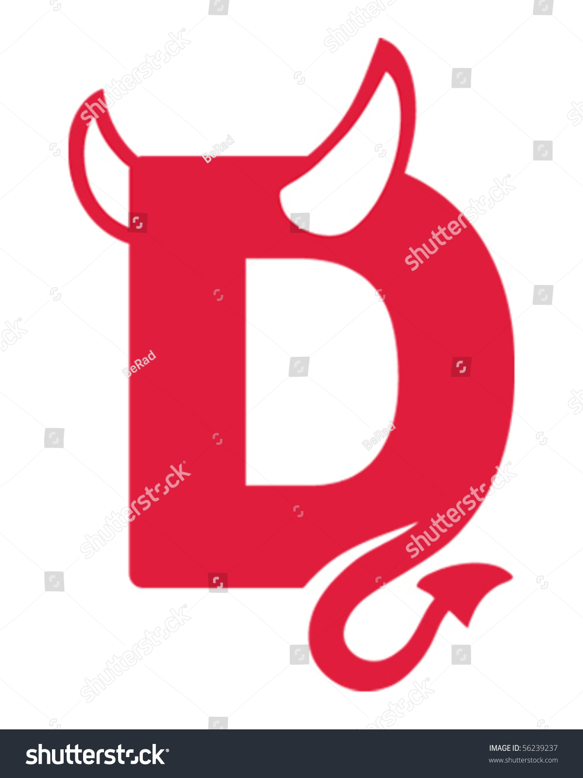 Devil Icon Stock Vector Illustration 56239237 : Shutterstock
