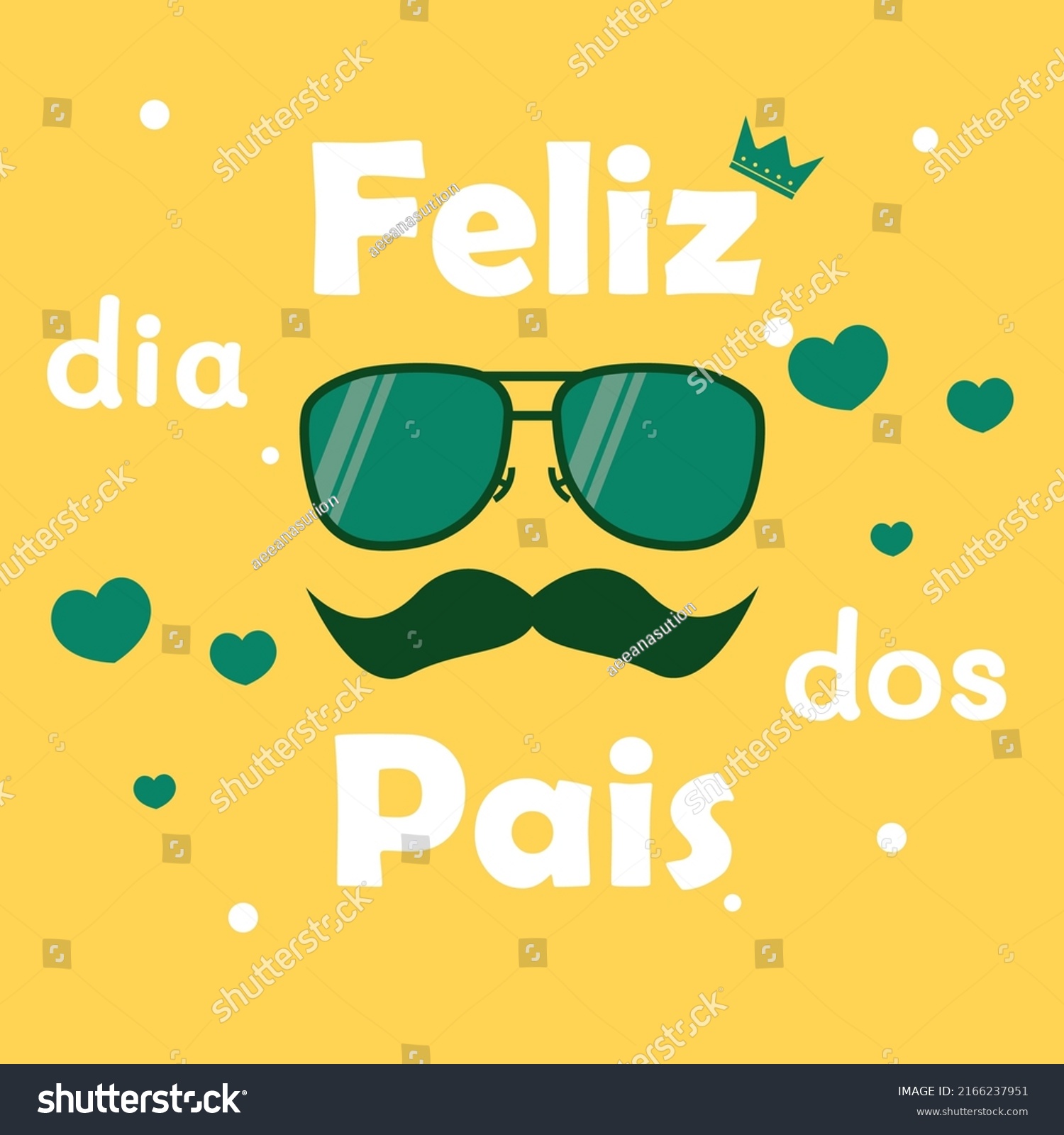 Dia Dos Pais Card Fathers Day Stock Vector Royalty Free Shutterstock