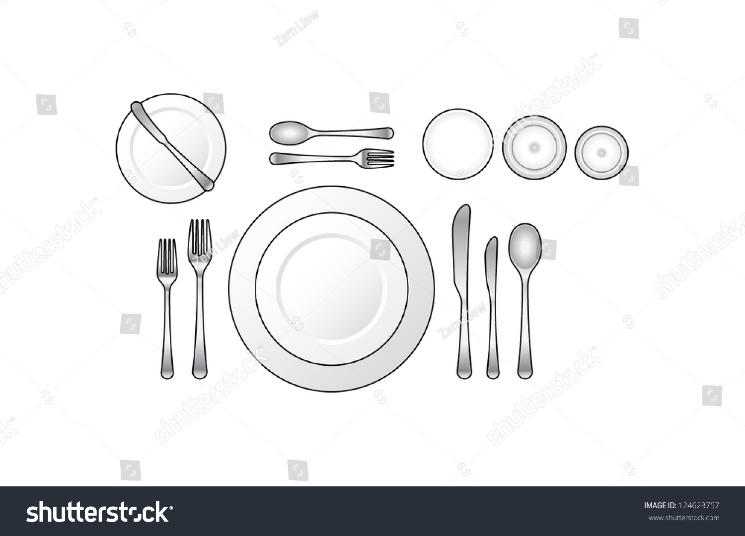 Formal Dinner Setting diagram place setting formal dinner soup stock vector 124623757 Formal Dinner Setting diagram place setting formal dinner soup stock vector 124623757