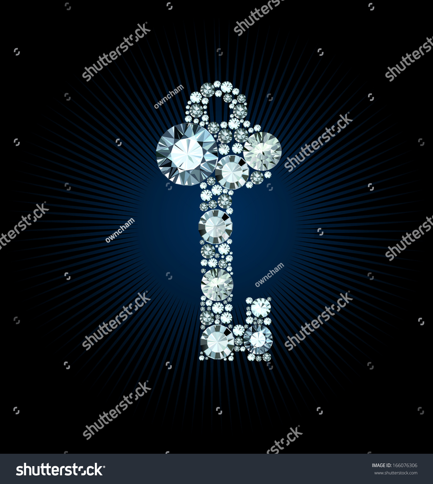 SVG of Diamond Key svg
