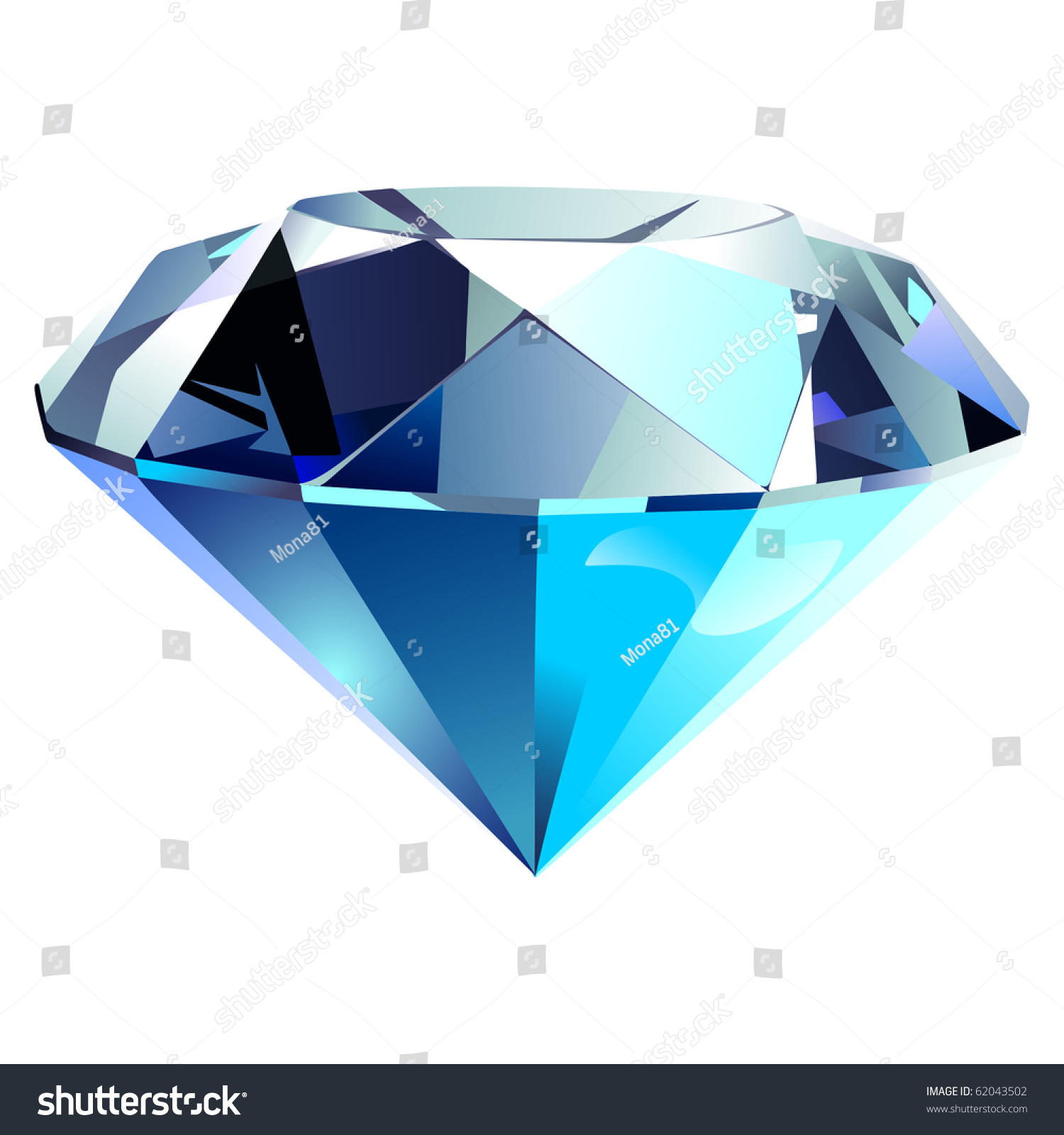 Diamond Vector Stock Vector 62043502 - Shutterstock