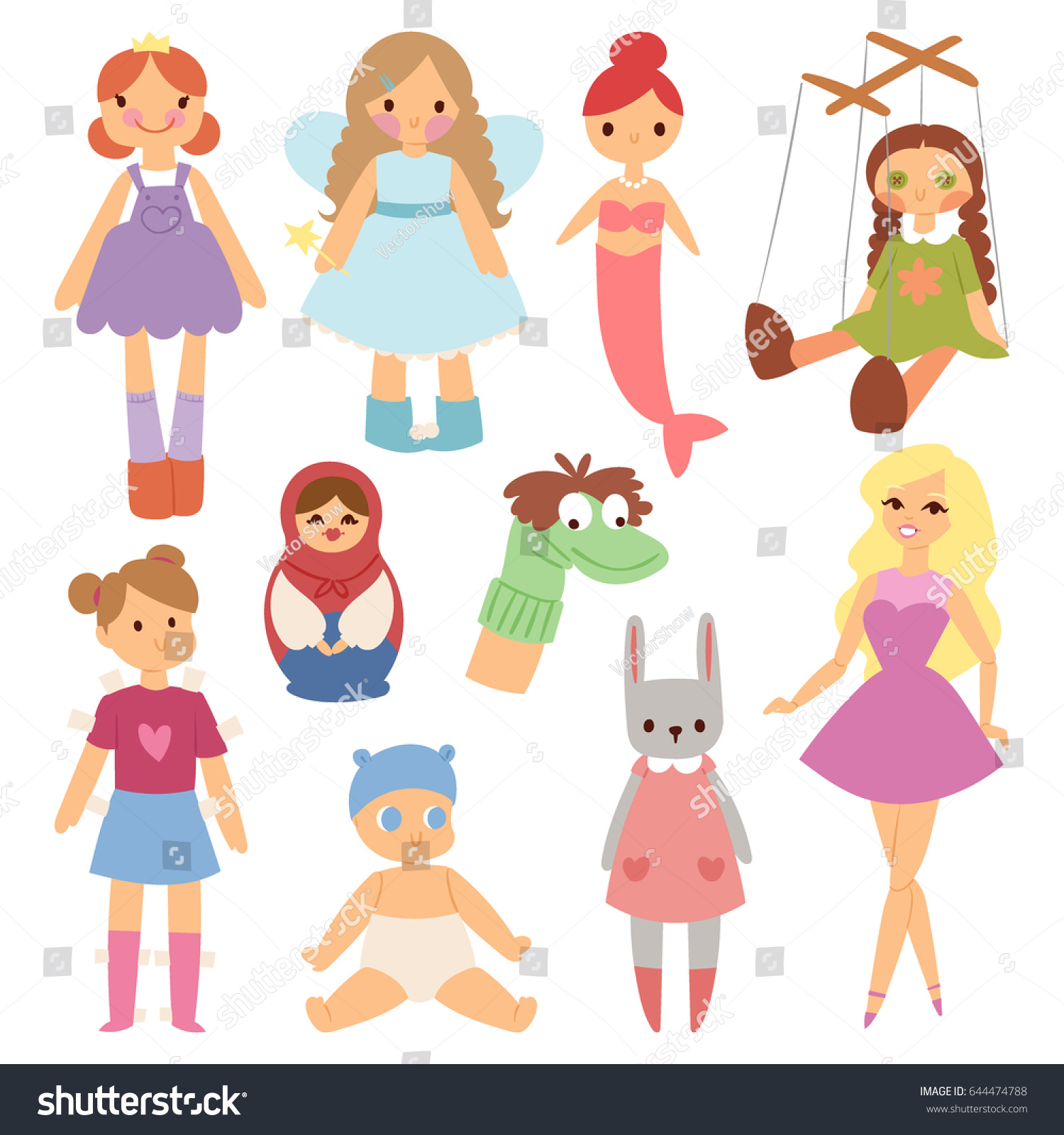 dolls with clip on clothes