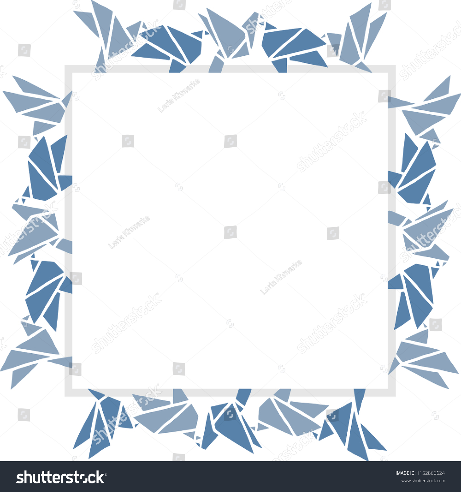 Different Drawn Cartoon Paper Origami Birds Stock Vector