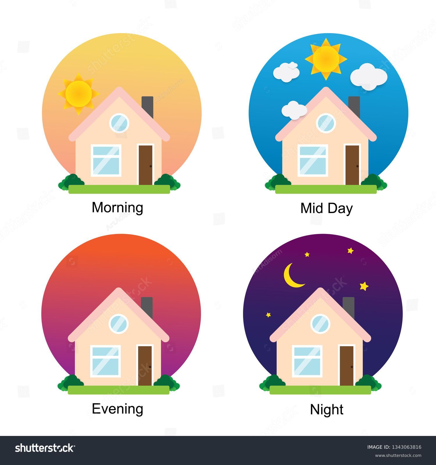 16,977 Morning afternoon evening Images, Stock Photos & Vectors ...