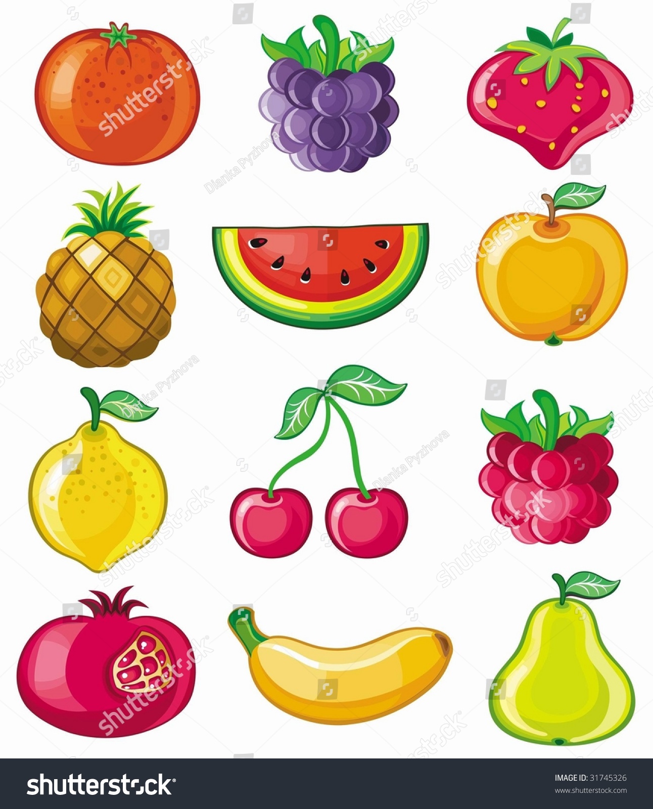 Different Types Of Delicious Fruits. To See Similar, Please Visit My ...