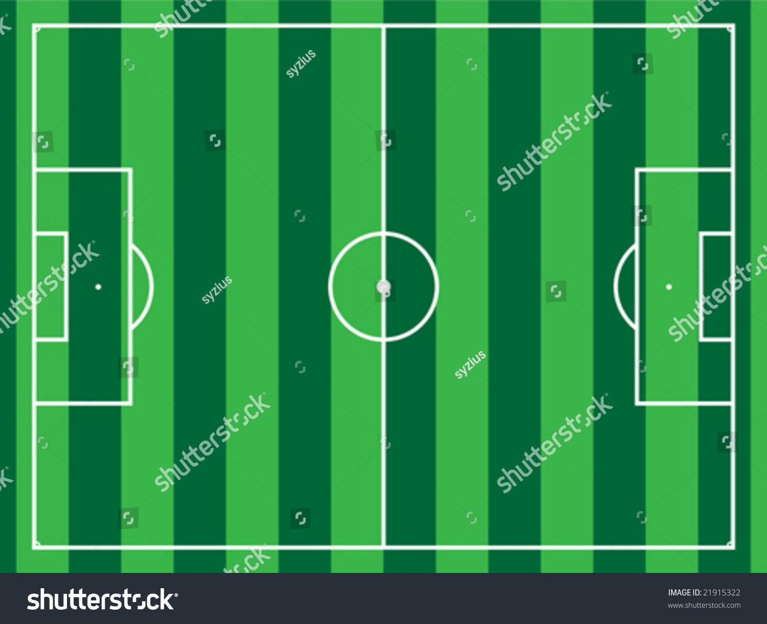 Different Types Sport Fields Stock Vector (Royalty Free) 21915322 ...