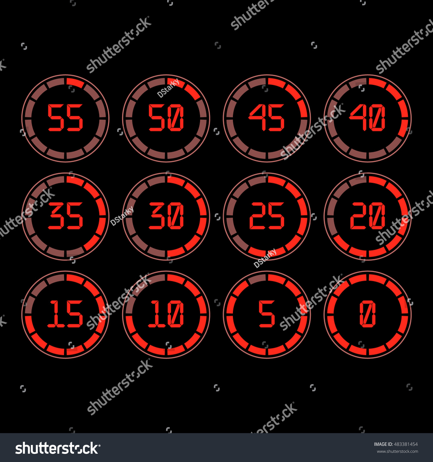 set a timer for five minutes