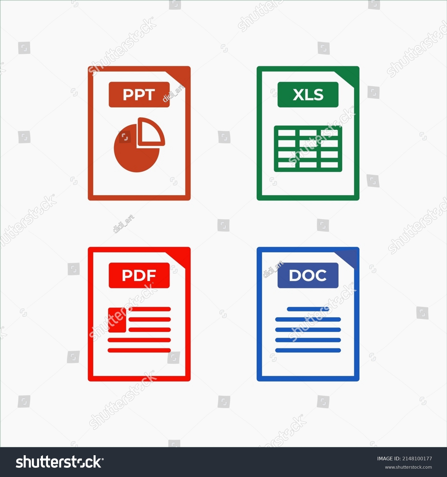 digital-document-format-such-pdf-ppt-stock-vector-royalty-free