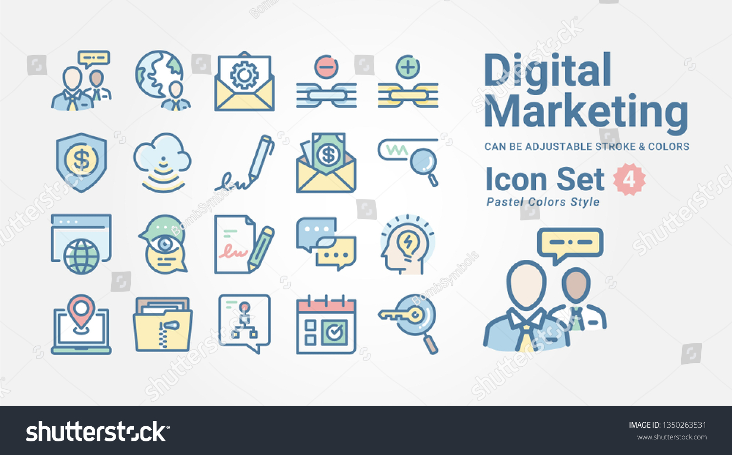 SVG of Digital Marketing icon collection svg