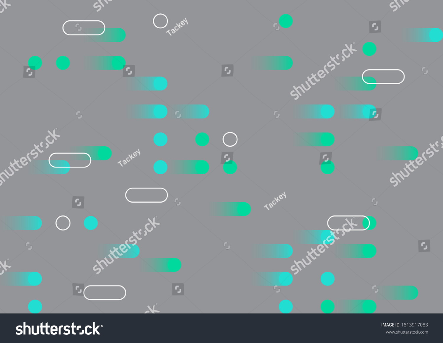 SVG of Digital Morse Code Background. Digital dots and dash with green and blue color design in the Morse code style show dynamic from data connection through network connection pipeline or fiber optic. svg
