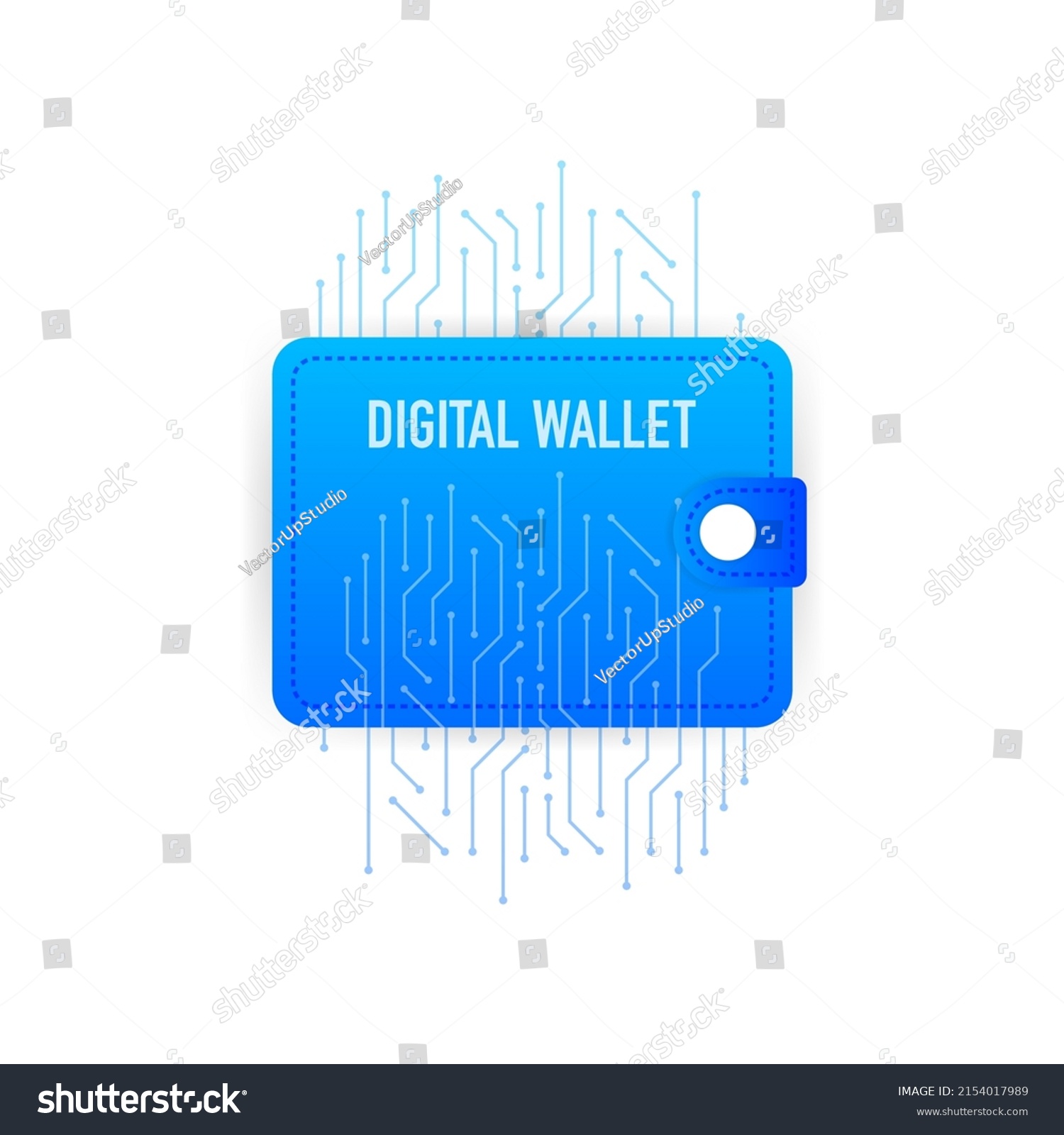 SVG of Digital wallet, great design for any purposes. Finance isometric. Digital bank svg