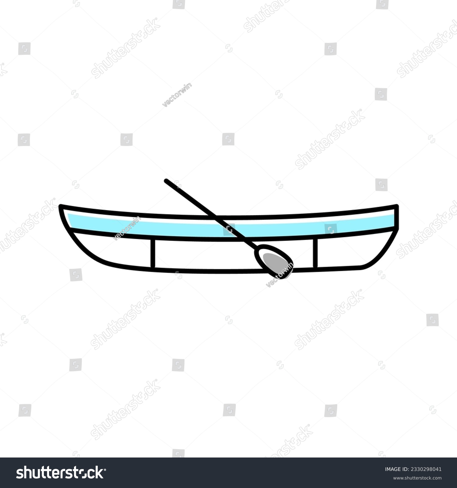 SVG of dinghy boat color icon vector. dinghy boat sign. isolated symbol illustration svg