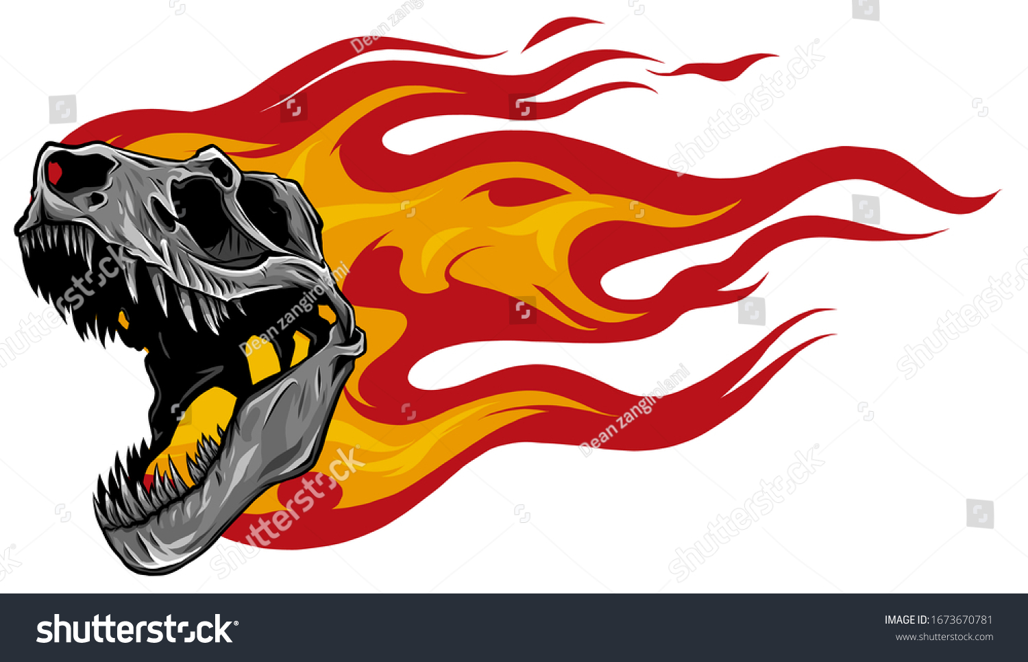 Dinosaur Skull Drawing Trex Skull Vector Stock Vector (Royalty Free ...