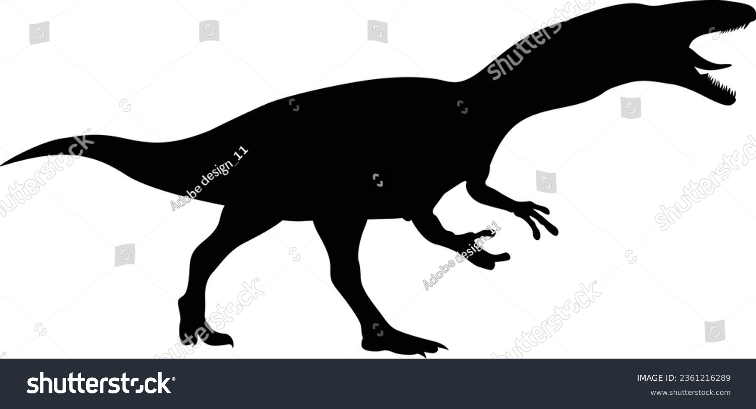 SVG of Dinosaur Svg Vector Art, Black Dinosaur Svg svg