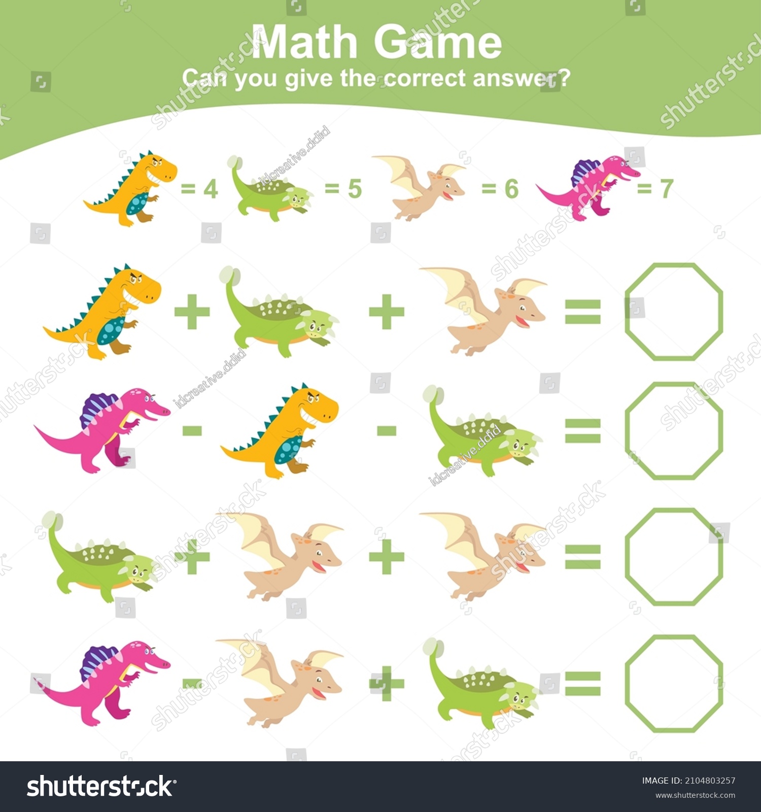dinosaur flashcard collections dinosaur educational printable stock vector royalty free 2056895057