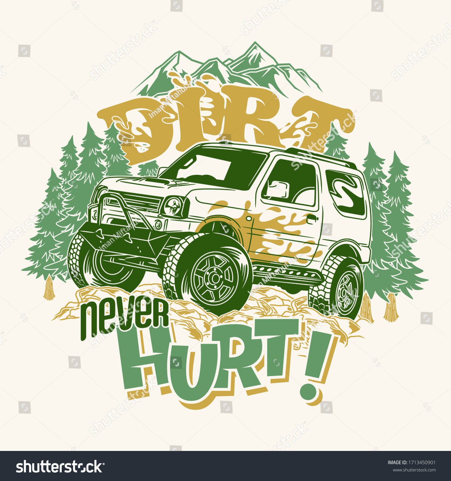 Dirt Never Hurt X Off Road Stock Vector Royalty Free Shutterstock