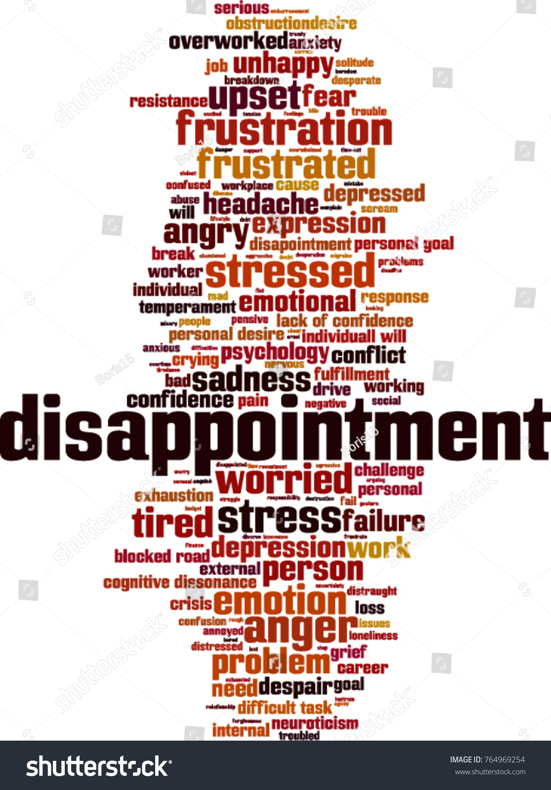 disappointment-word-cloud-concept-vector-illustration-stock-vector