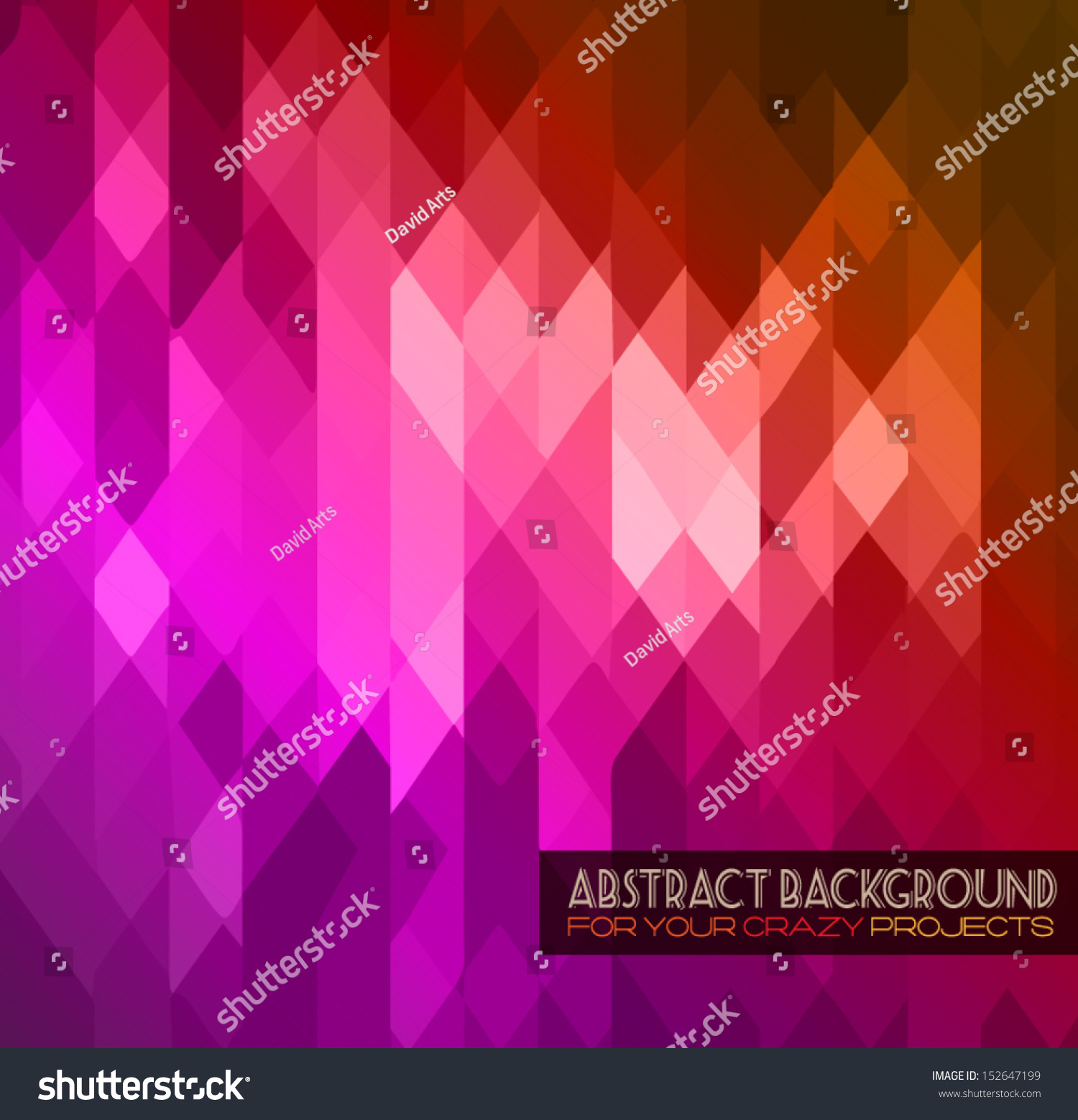 Disco Club Flyer Template Abstract Background Stock Vector Royalty Free