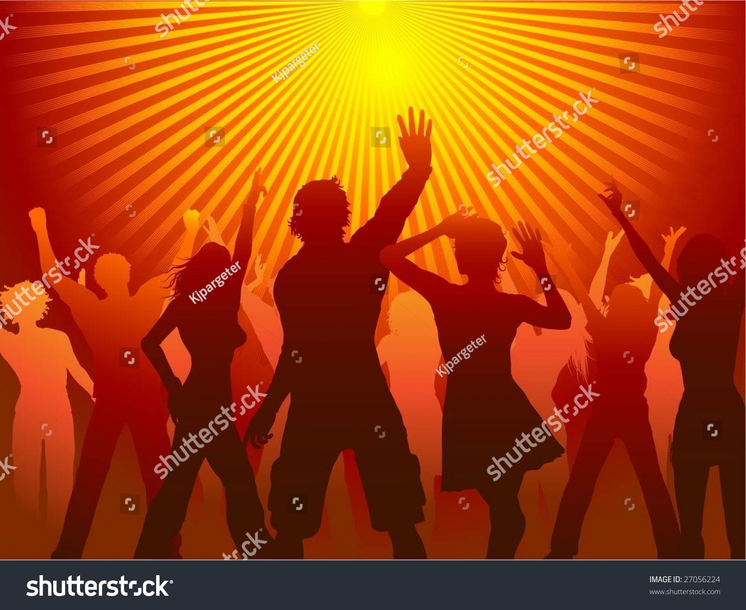 Disco Time Stock Vector (Royalty Free) 27056224