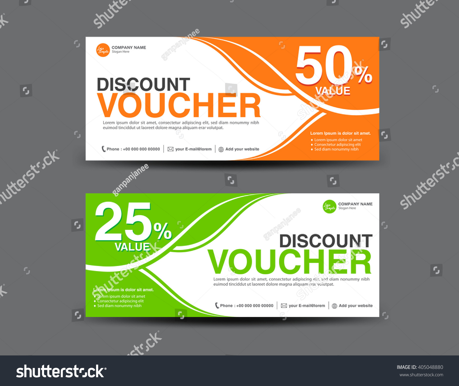 discount voucher template coupon designticket card stock vector design a gift certificate