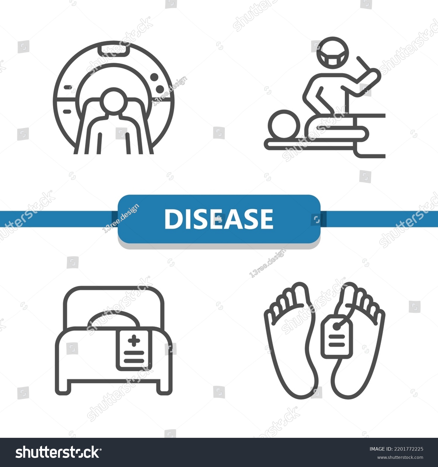 SVG of Disease, Healthcare, Health Care, Medical Icons. Professional, pixel perfect icons. EPS 10 format. svg