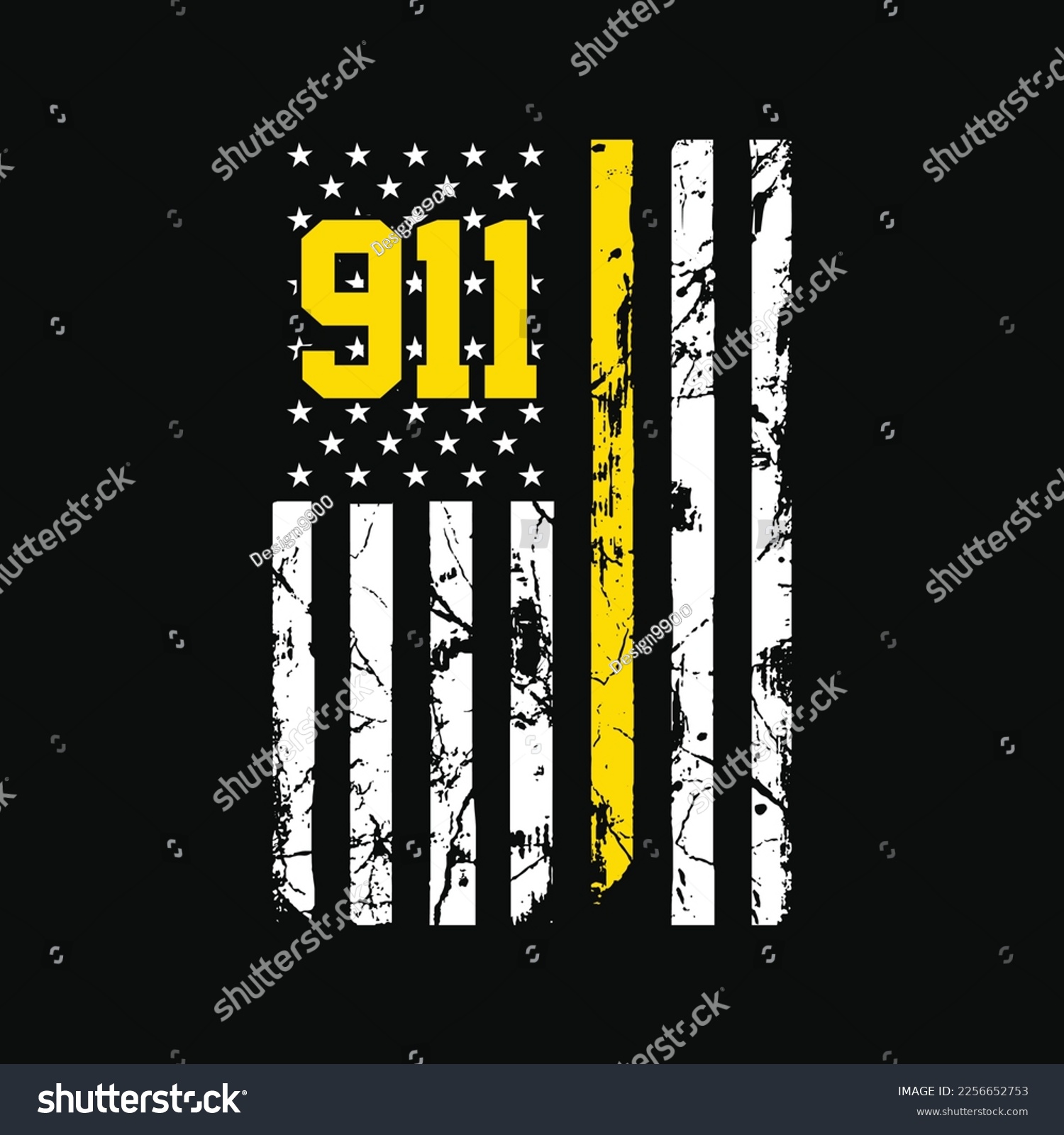 SVG of Dispatcher Shirt 911 USA Flag Dispatcher funny t-shirt design svg