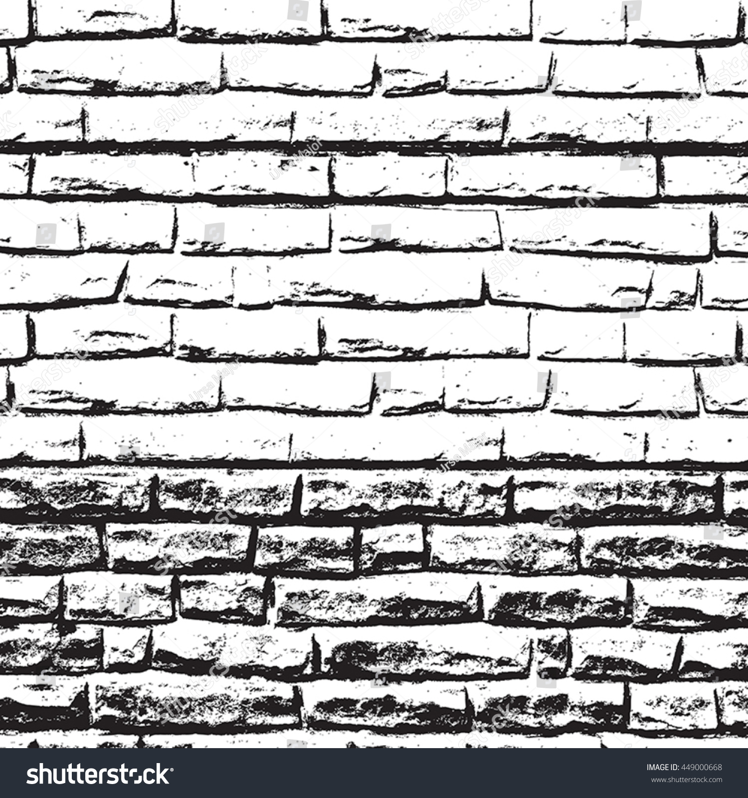 Distress Brick Wall Overlay Texture Your Stock Vector (Royalty Free ...