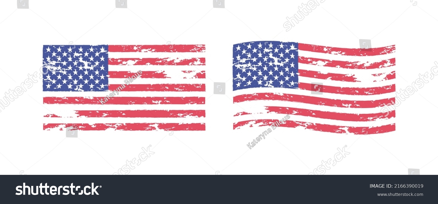 SVG of Distressed American Flag Symbol of United States of America svg