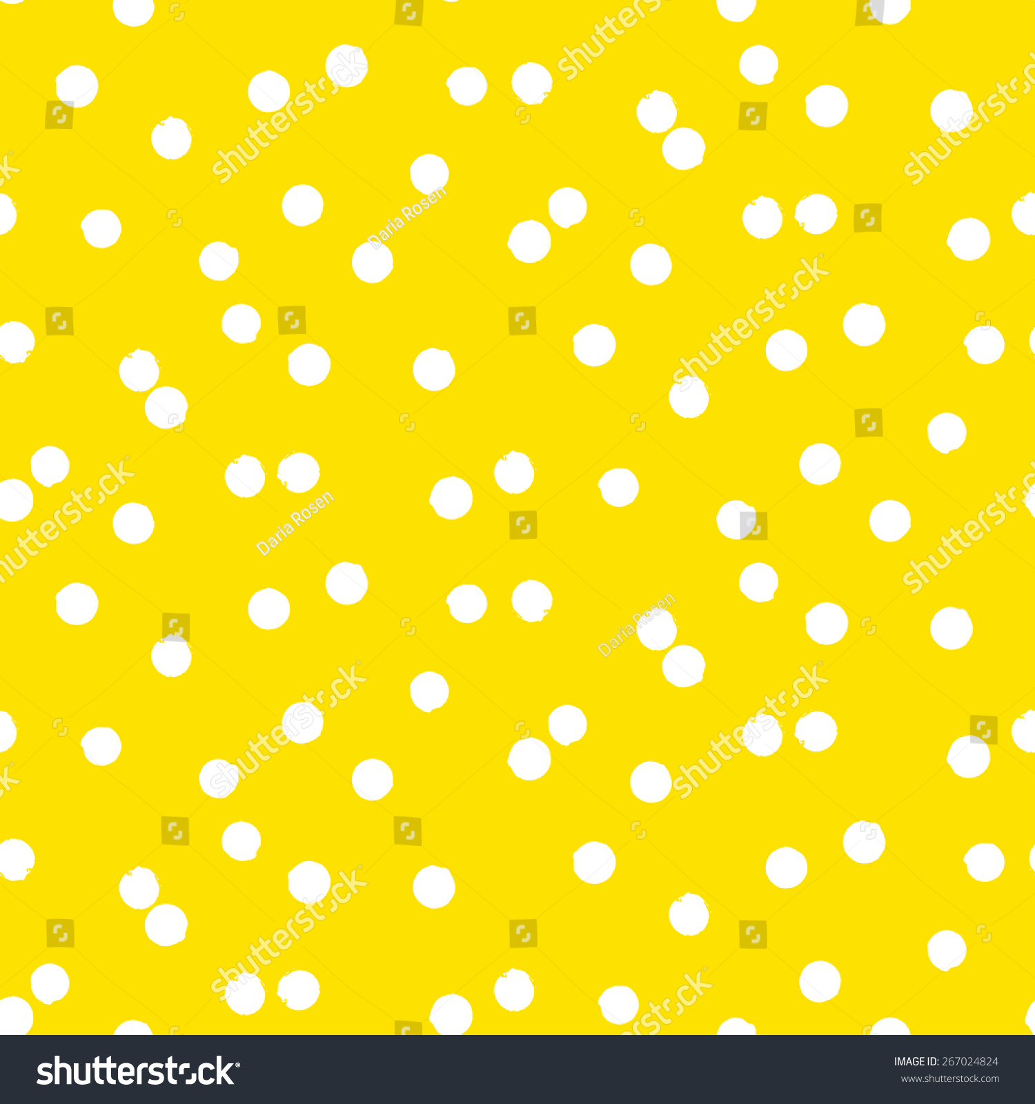 Ditsy Vector Polka Dot Pattern Scattered Stock Vector (Royalty Free ...
