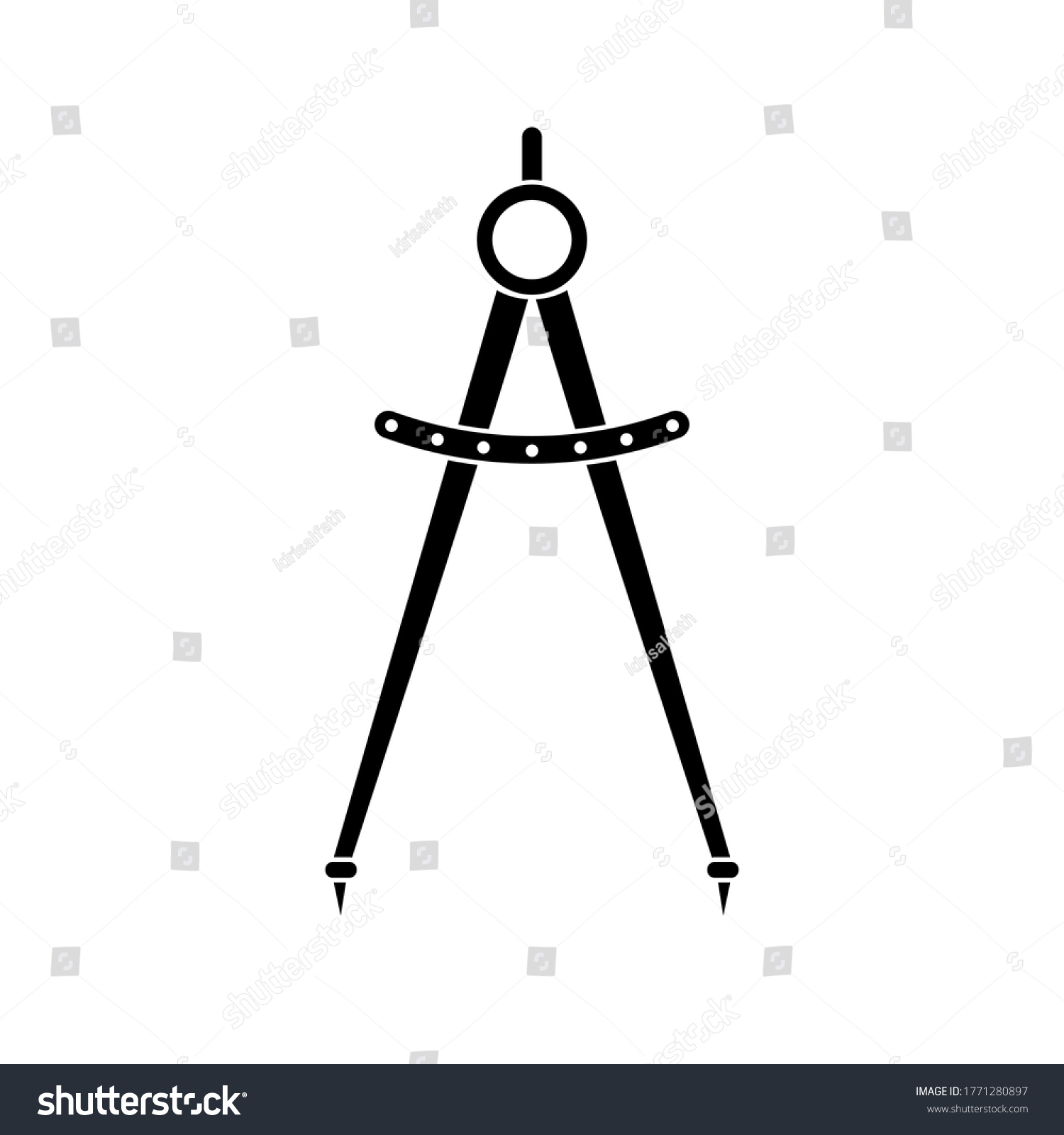 Dividers Icon Vector Simple Design Stock Vector (royalty Free 