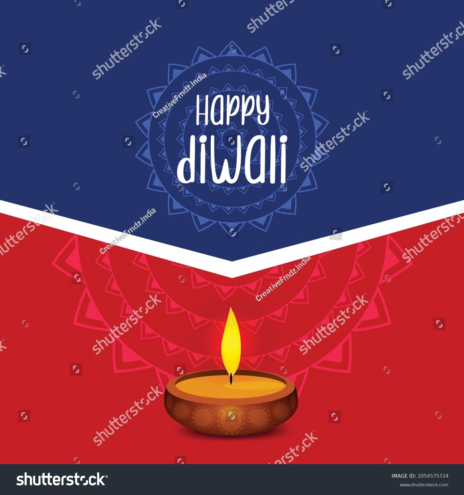 Diwali Festival Greeting Card Design Flyer Stock Vector Royalty Free 2054575724 Shutterstock 7825