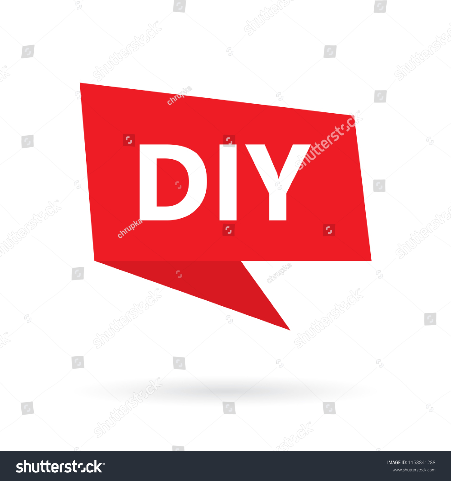 diy-do-yourself-word-on-speach-vector-de-stock-libre-de-regal-as-1158841288-shutterstock