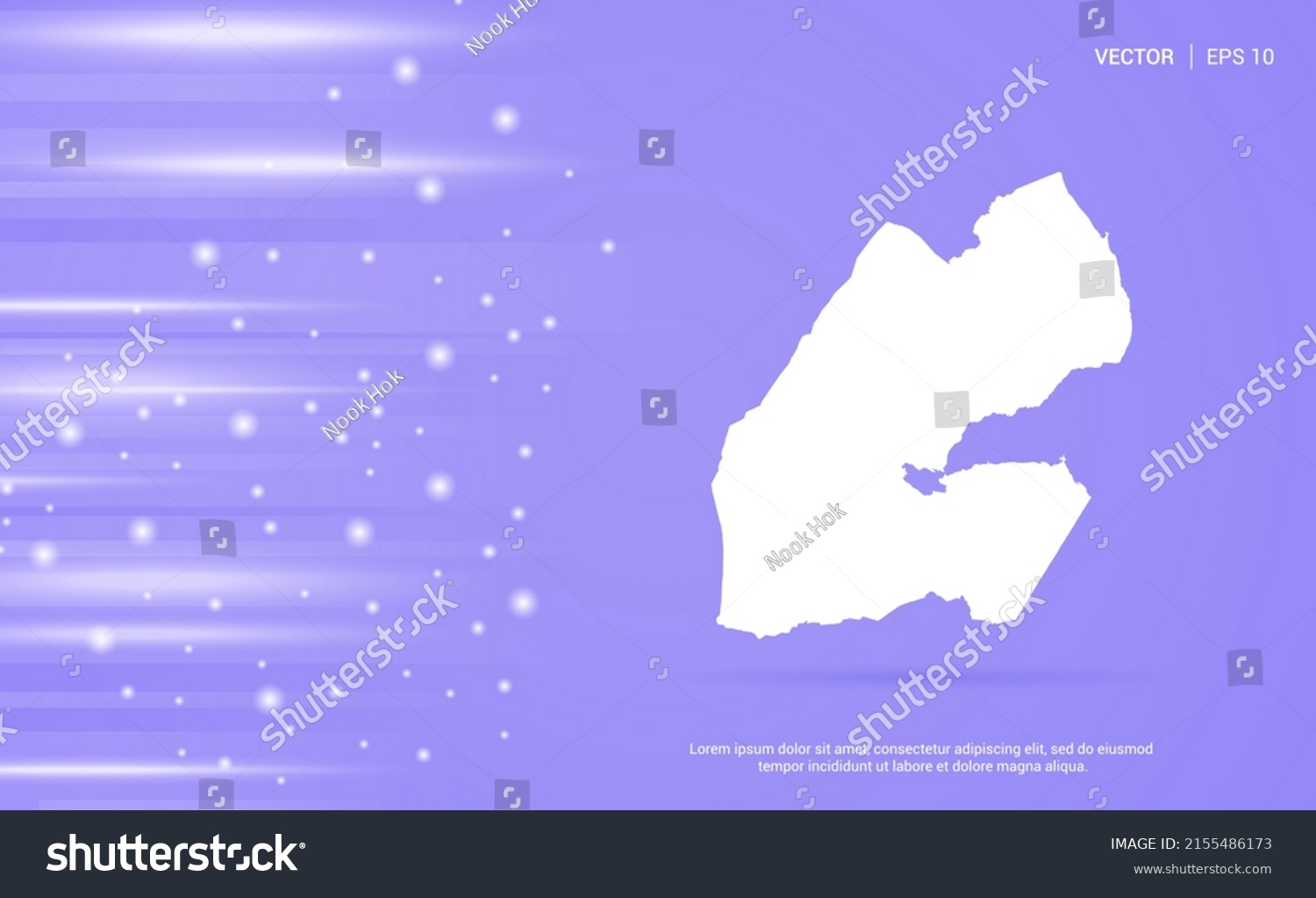 SVG of Djibouti map isolated on purple background. Vector Illustration. svg