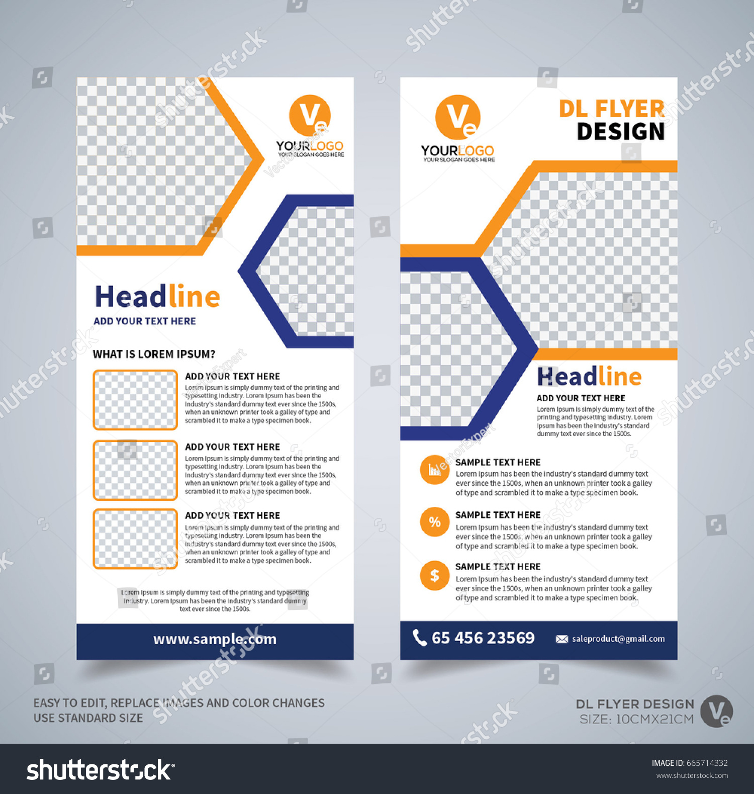 Dl Flyer Design Template Dl Corporate Stock Vector (Royalty Free Pertaining To Dl Size Flyer Template